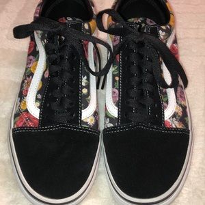 Vans floral sneakers